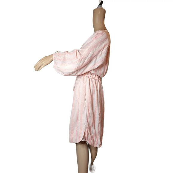 NWT dRA Pink Stripe Oversized flowy dress Viscose Size Medium - Picture 12 of 16